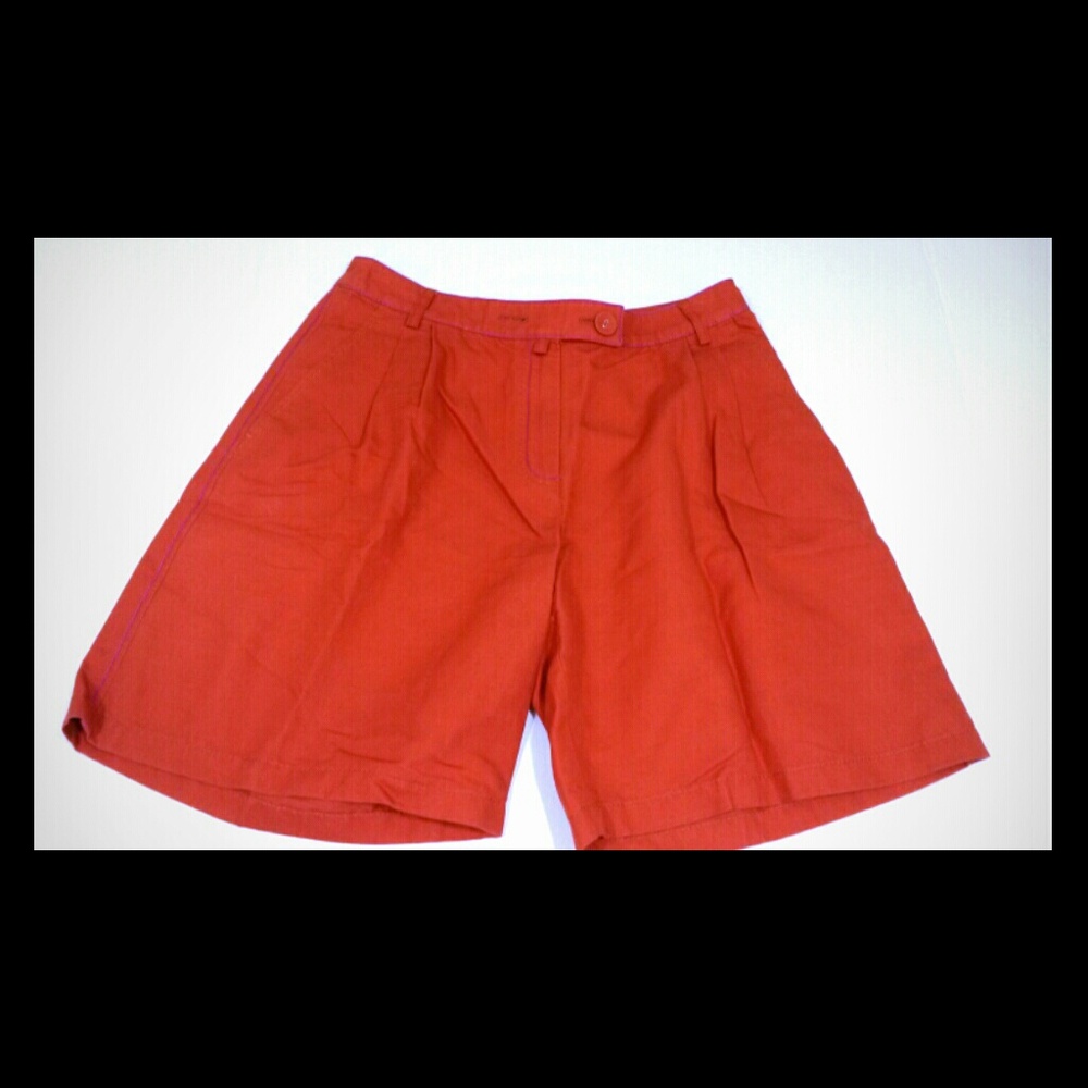 Oilily Casual Shorts Orange Women‎ Size 6